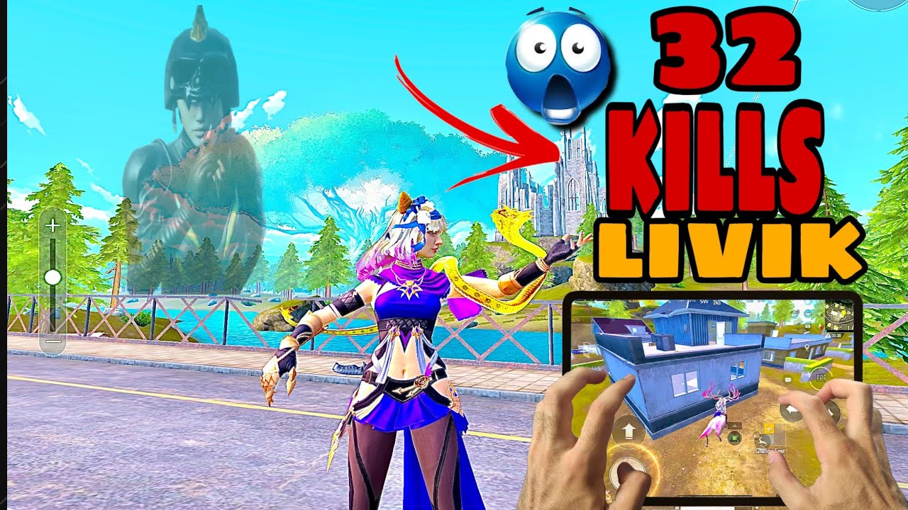 🥶BEST GAMEPLAY ON IPAD 😍PUBG MOBILE LIVIK 🔥