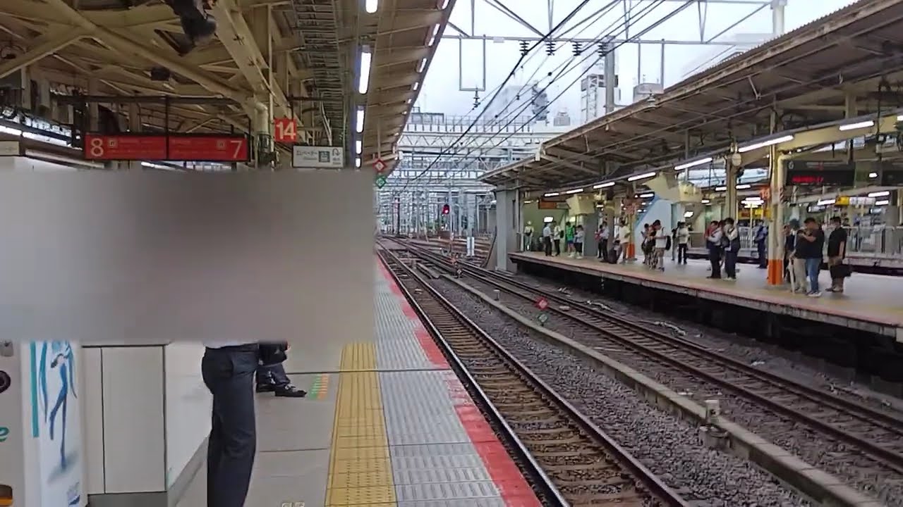 天皇ご一家が須崎御用邸で静養されることに伴う特別専用列車　横浜駅通過