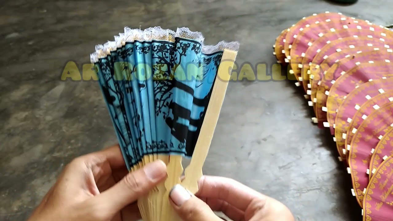 CARA MEMBUAT UNDANGAN KIPAS SOUVENIR