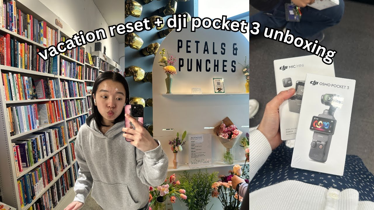 DJI OSMO POCKET 3 UNBOXING & TEST VLOG - reset after vacation, tarte x aspyn ovard haul, costco run
