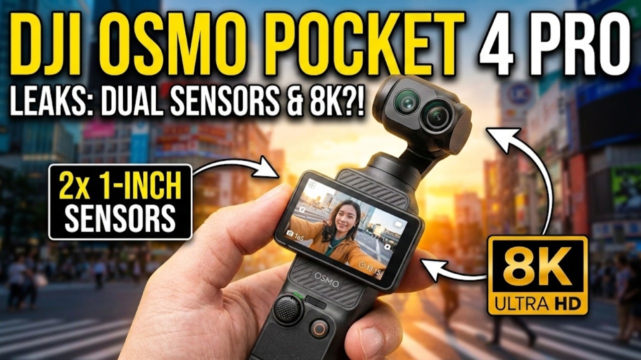 DJI Osmo Pocket 4 Pro–Finally, Launch Is Almost Here!🔥
