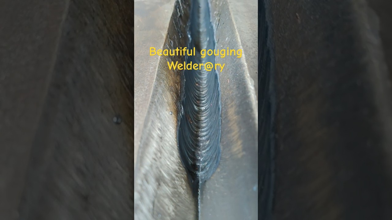 beautiful gouging welder@rt #gouging #youtubeshorts  #shorts