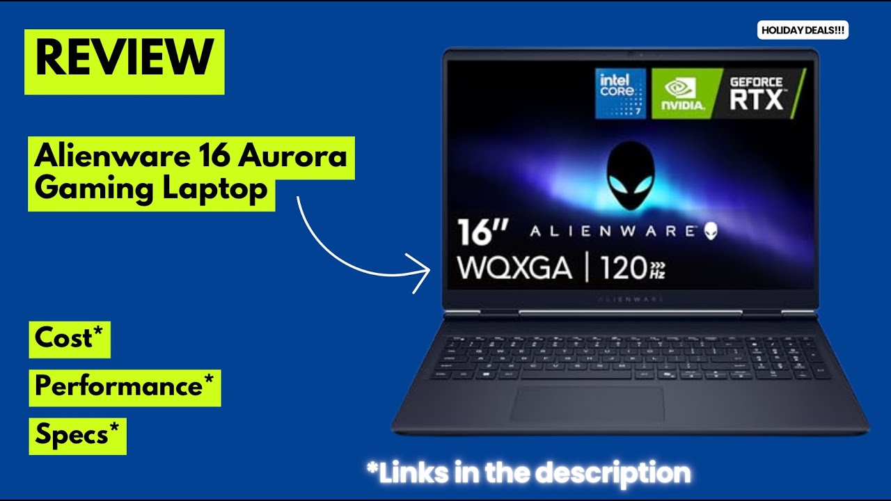 Alienware 16 Aurora AC16250 Review &ndash; RTX 5050, 16GB DDR5, 16&rdquo; WQXGA 120Hz Gaming Laptop!
