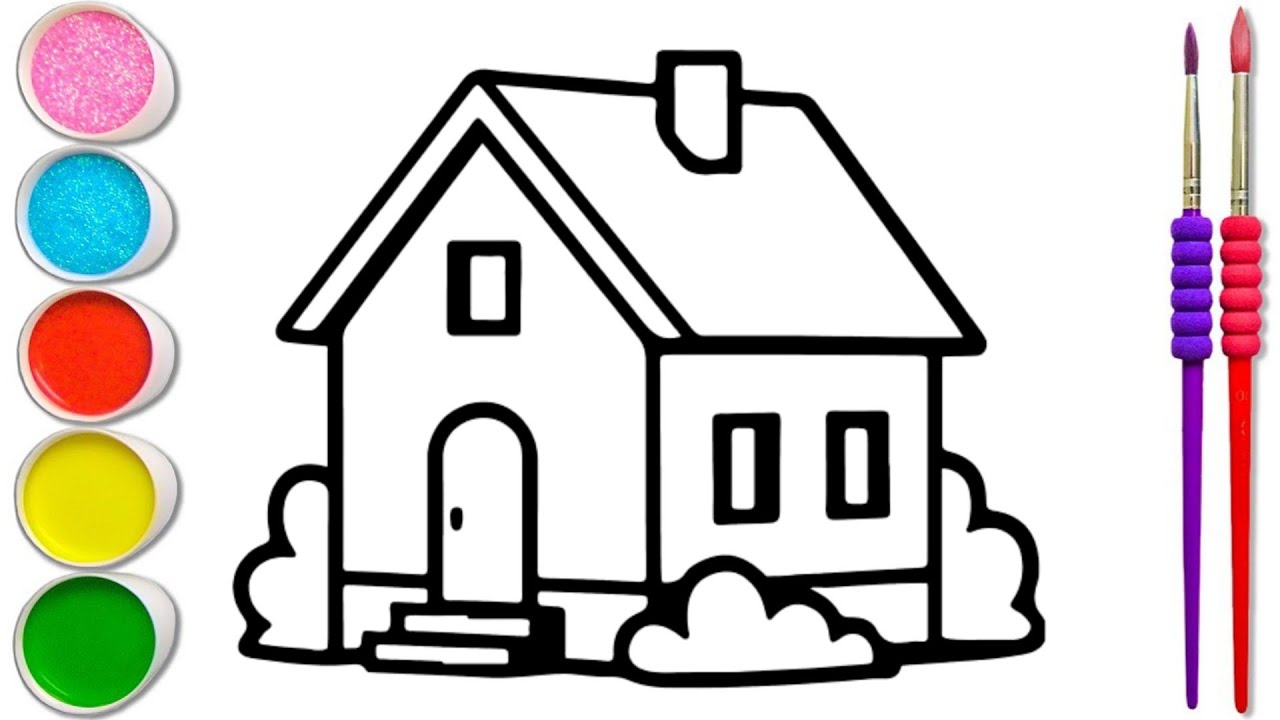 Simple House Drawing Tutorial for Beginners