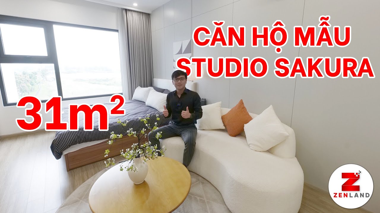 Review căn Studio toà The Sakura Vinhomes Smart City