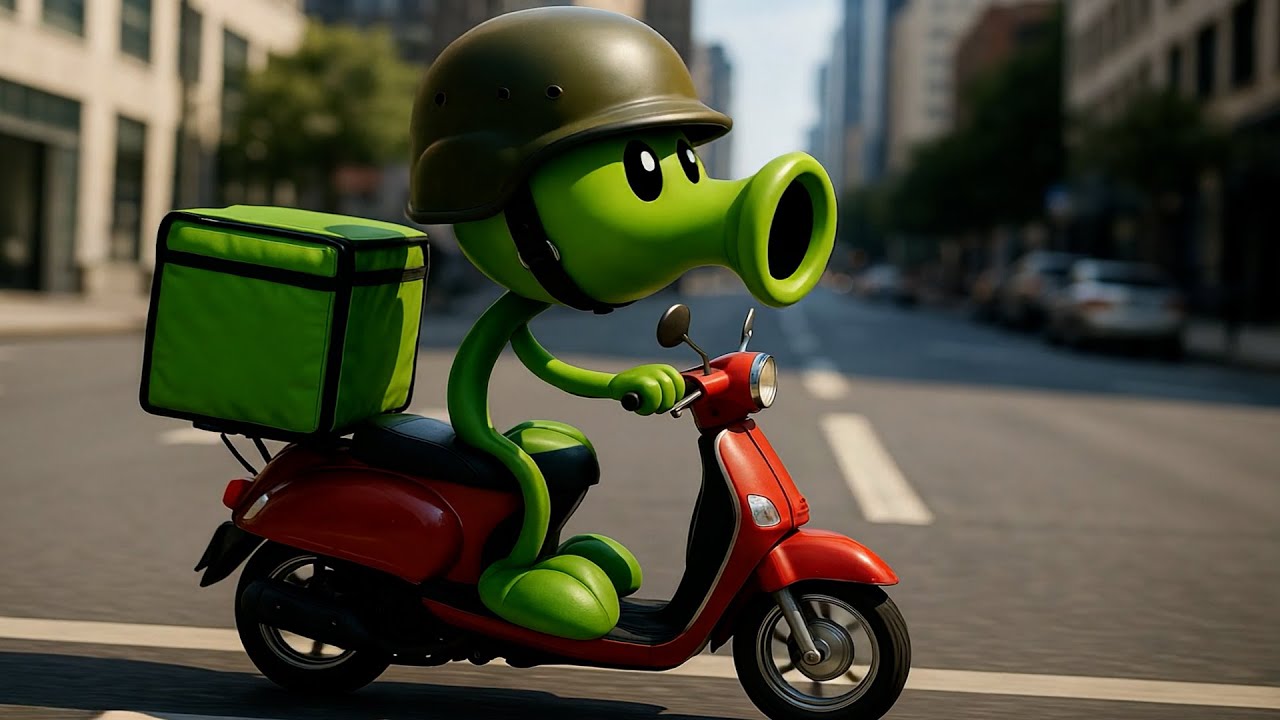 Plants vs Zombies - Peashooter Rider