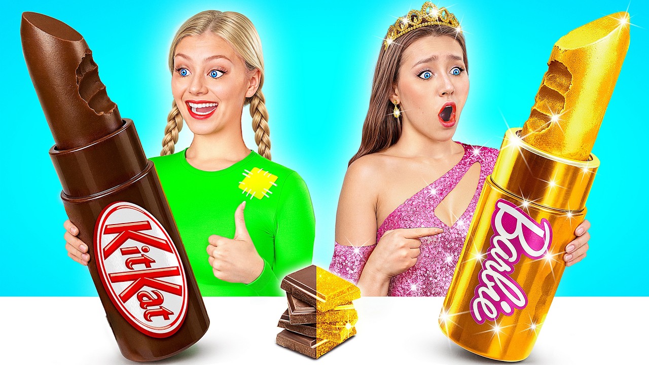 Челлендж. Шоколадная Еда vs Настоящая еда | Смешные Кулинарные Войны от Multi DO Challenge