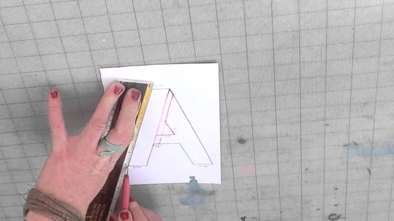 DIY Letter Stencil