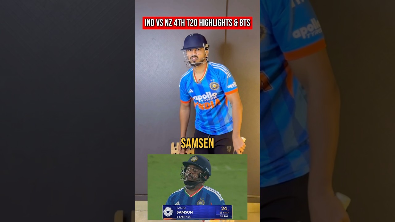 Ind vs Nz 4th T20 Match Highlights & BTS 