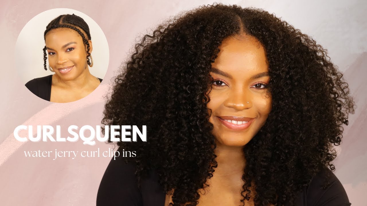 УСТАНОВКА КУДРИ НА ЗАЖИМЫ + СОВЕТЫ ПО РАСТУШИВАНИЮ | WATER JERRY CURL | CURLSQUEEN