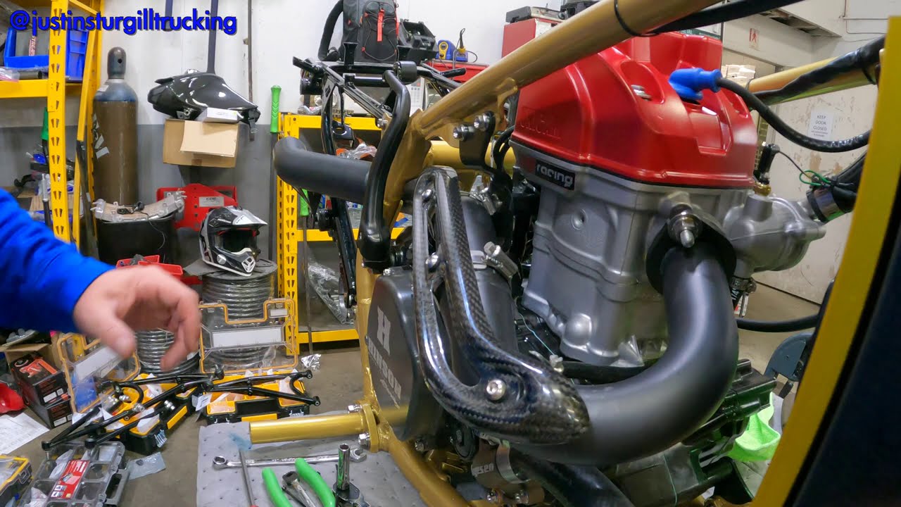 SMOKEY AND THE BANDIT  HONDA 450R BUILD PART ONE