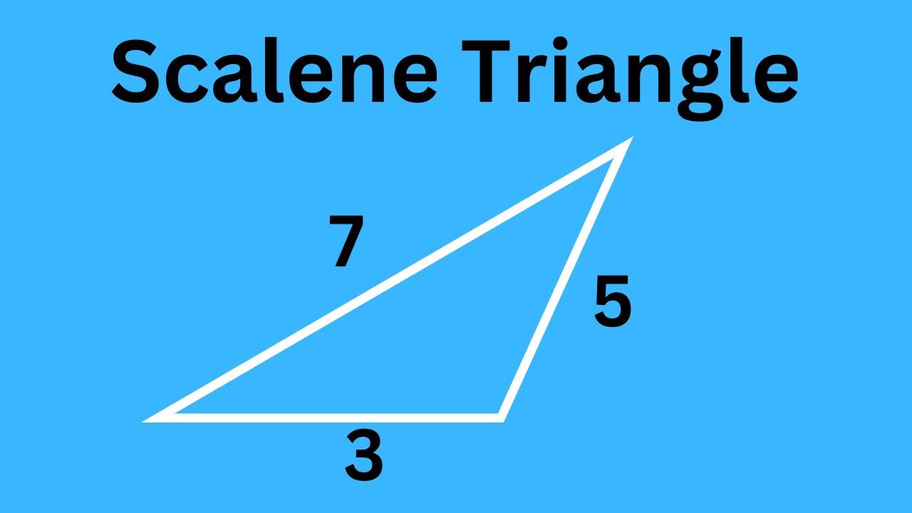 What is a scalene triangle?