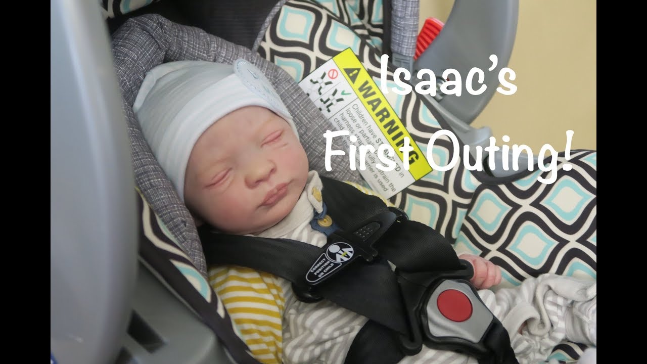 Reborn Baby Isaac's First Outing! A Quick Shopping Trip To Walmart!