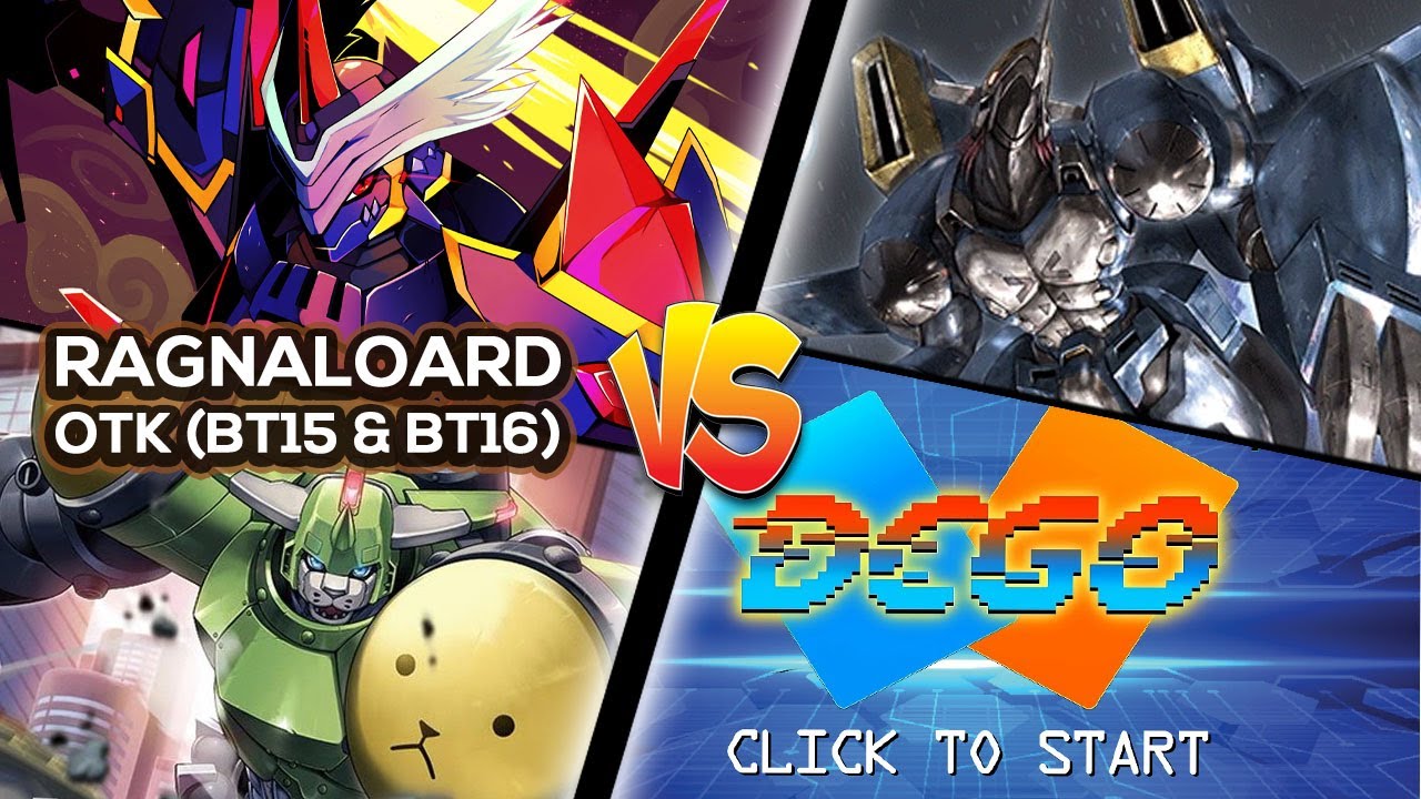 [DCGO] Ragnaloardmon OTK vs D-Brigade DigiPolice | Digimon TCG (Digimon Simulator)