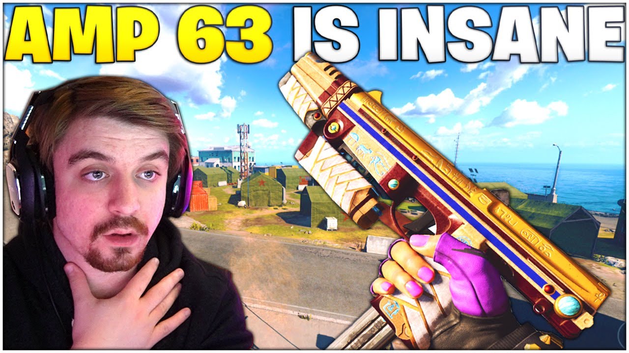 The AMP 63 Pistol Is BROKEN On Alcatraz - *Best AMP 63 Setup* (Rebirth Island - Warzone)