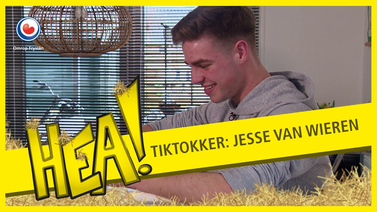 HEA! Friese Tiktokker Jesse van Wieren (252.000+ volgers)