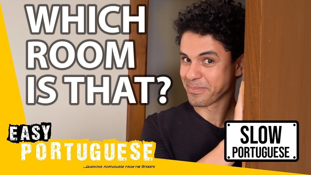 House Vocabulary: Guess the Room Challenge in Slow Portuguese | Super Easy Portuguese 42