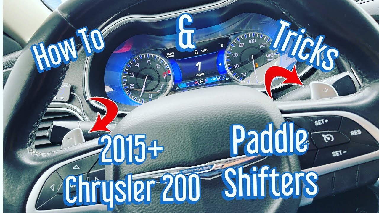 Инструкции | Хитрости | Подрулевые переключатели передач на Chrysler 200