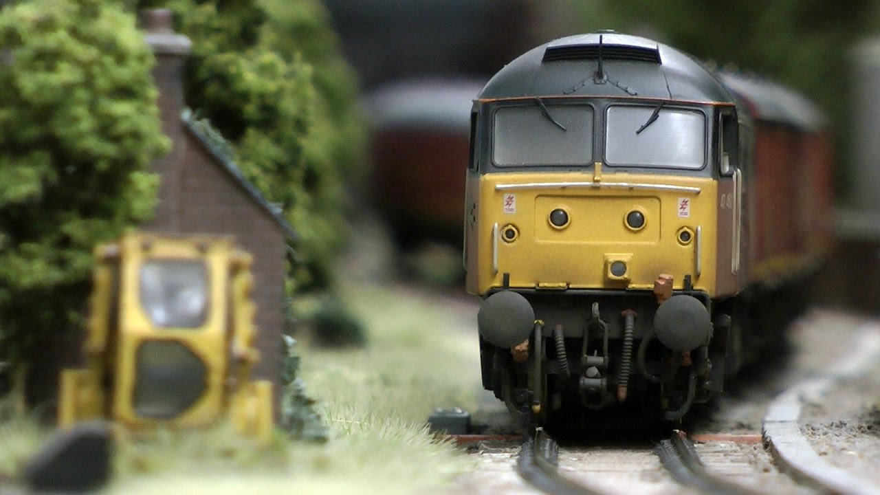 British Model Railway Layout in OO Gauge with Cab Ride