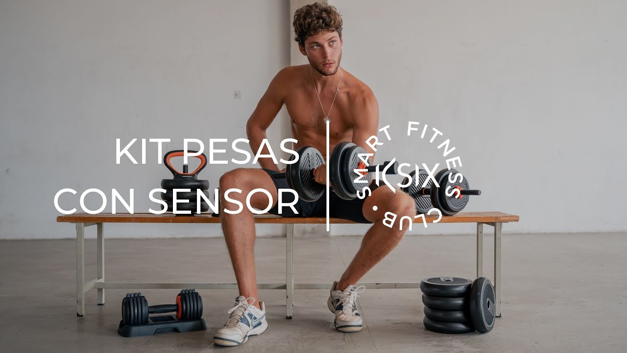 Kit de pesas Xiaomi Fed: pack mancuernas + barra + pesas + sensor