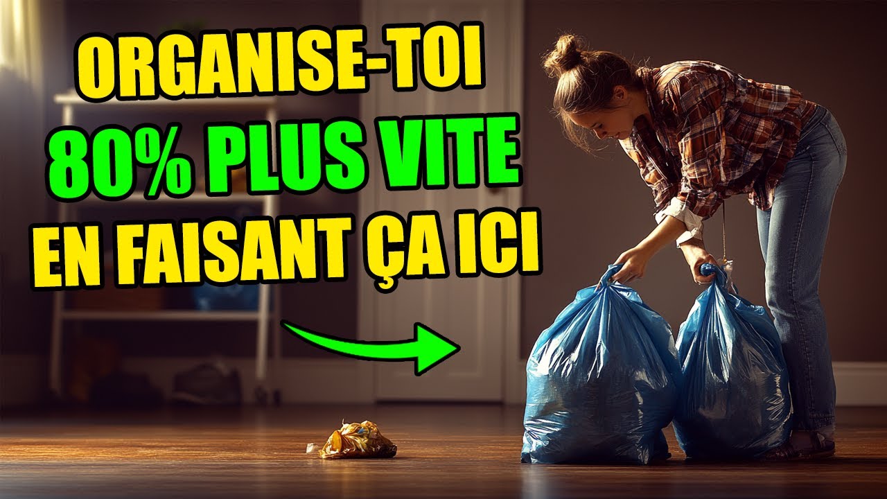10 ASTUCES INFAILLIBLES pour ORGANISER ta MAISON PLUS VITE | Organisation et Minimalisme