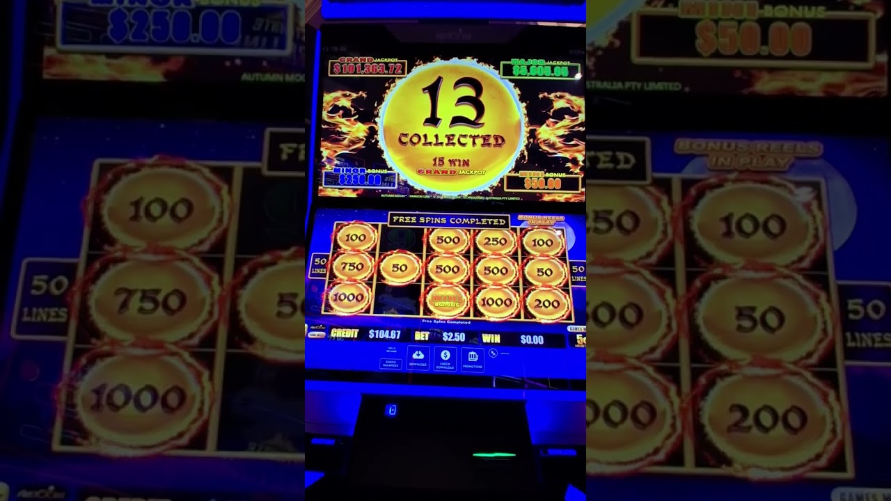 Autumn Moon LOVED me today! Hefty bonus for a $2.50 bet! 