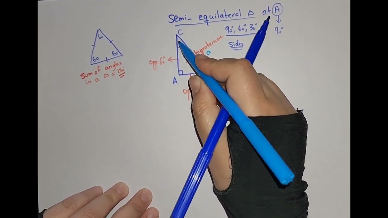 semi-equilateral triangle