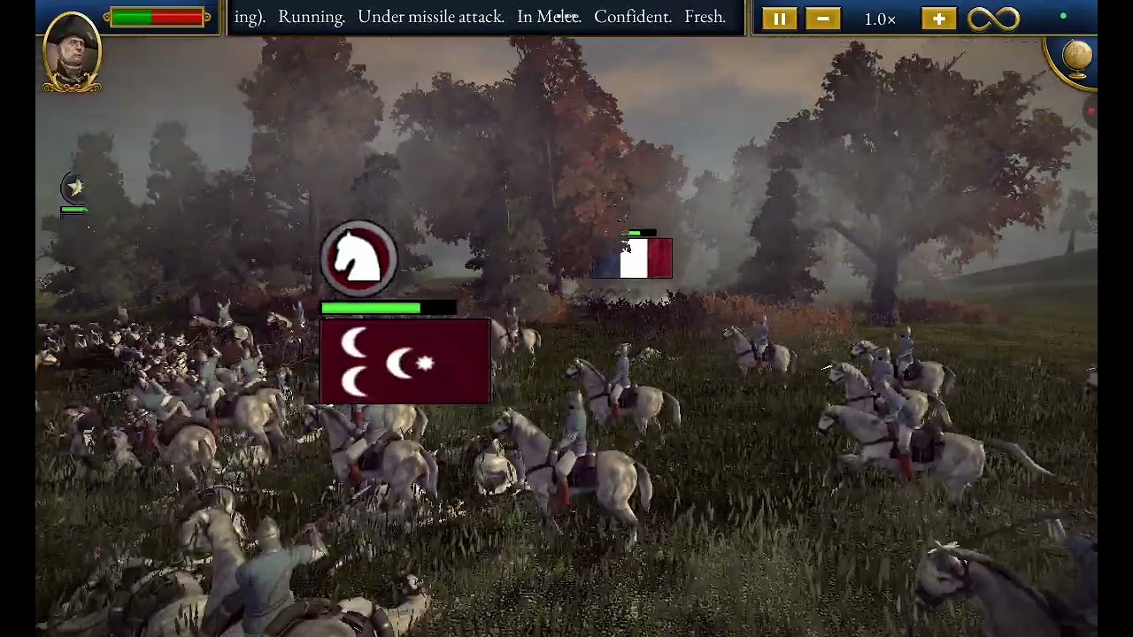 Ottoman Vs French Square Formation 