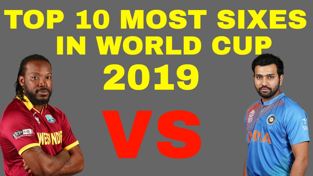TOP 10 MOST SIXES IN WORLD CUP 2019 |