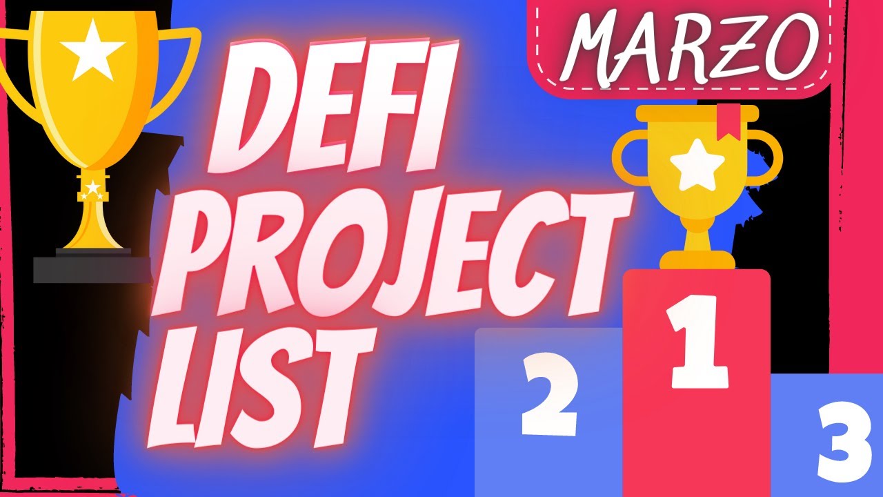 🏆DEFI PROJECT LIST🏆  Report Marzo #defi #defiprojects #roidapp #mof #tfm #drip #ark #wolfcapital