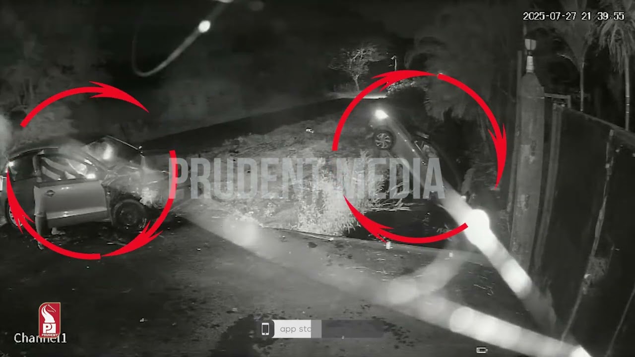 #Caughtoncamera: Accident at Ucassaim-Nachinola junction, 1 Seriously Injured