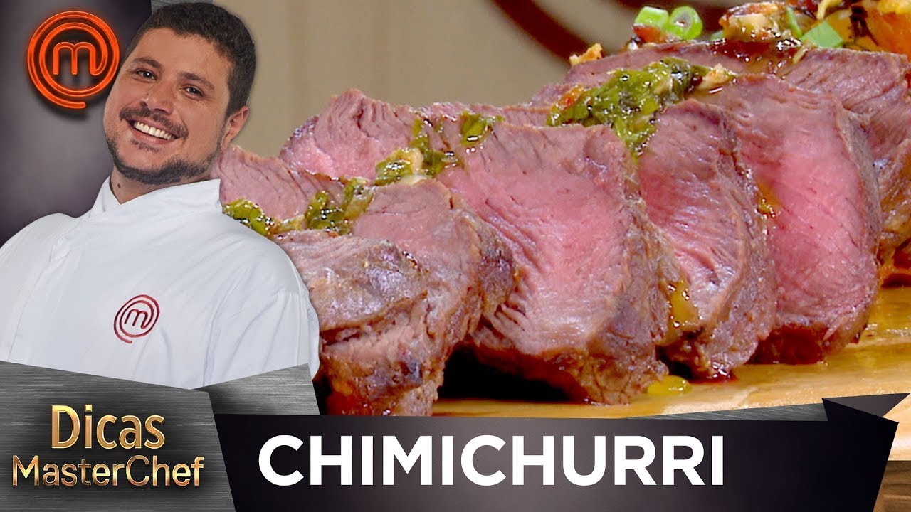COMO FAZER MOLHO CHIMICHURRI com Raul Lemos | DICAS MASTERCHEF