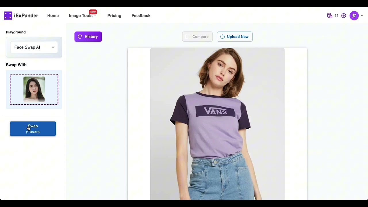 iExPander - AI Face Swapper Online Face Swap