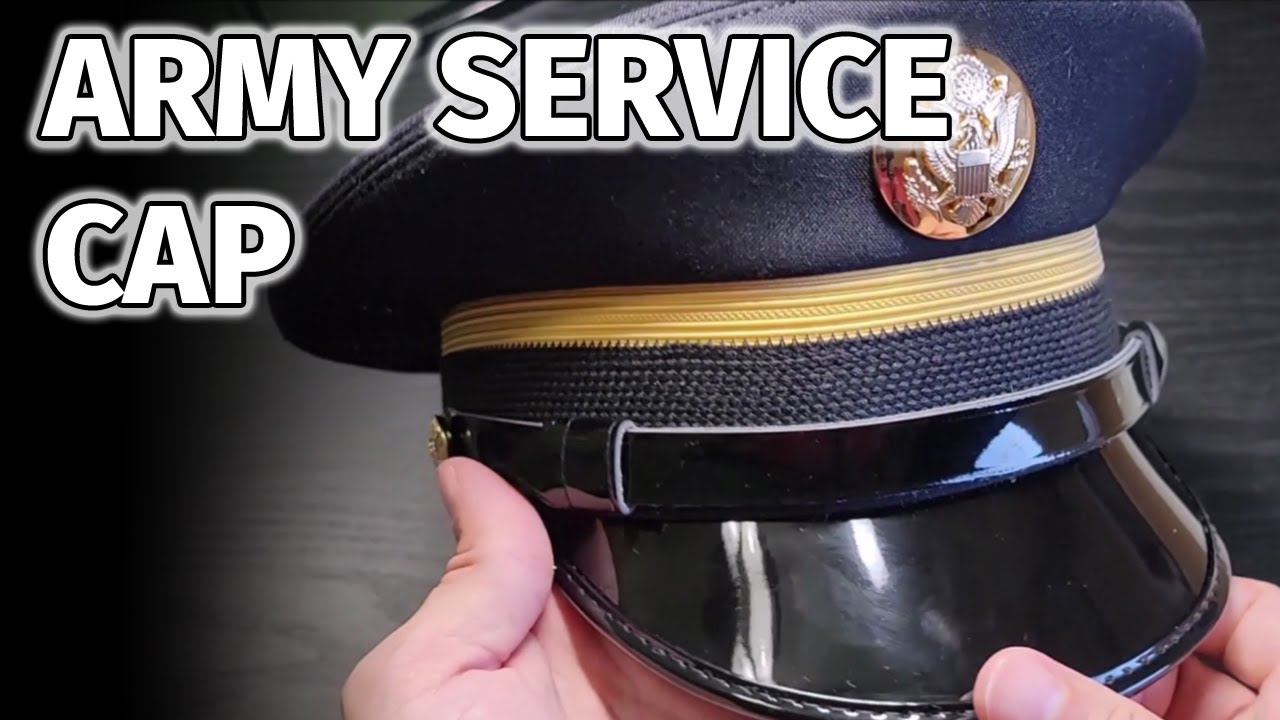 How to Attach Cap Device to Army Blue Service Cap - Dress Blues - ASU Enlisted Service Cap Review