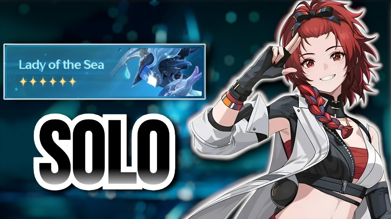 SOLO Chixia VS Lady of the Sea Hologram 6 | NO HIT - Wuthering Waves