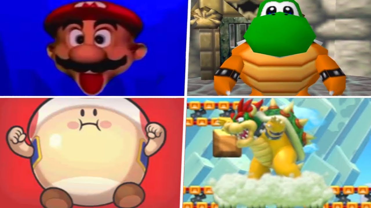 Evolution of Weird Super Mario Moments (1985 - 2019)