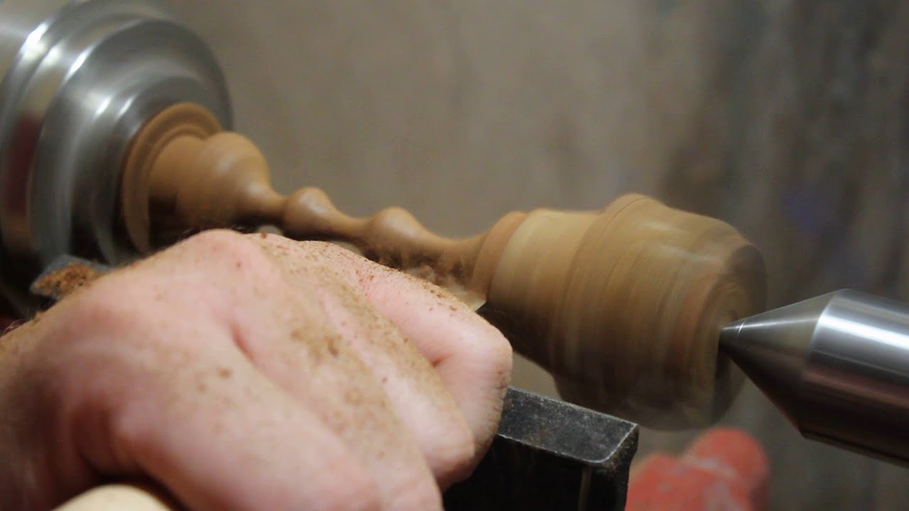 Woodturning A Miniature Perfume Bottle From 100 Year Old Wood