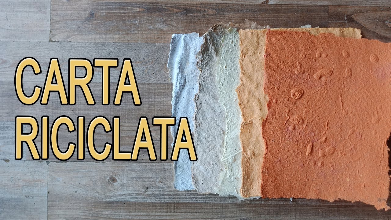 Come fare la CARTA RICICLATA | Con tante idee fantastiche da sperimentare - Arte Green
