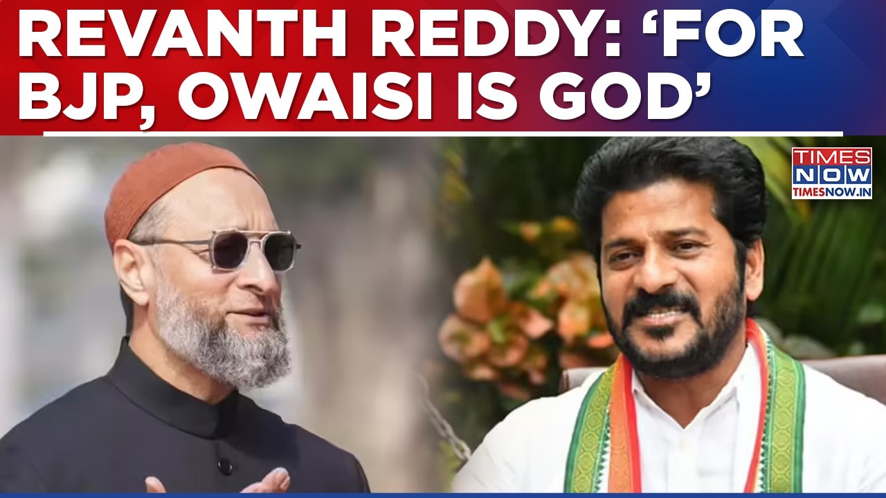 Telangana CM Revanth Reddy Sparks Controversy, Accuses BJP Of Using AIMIM Chief Owaisi As 'Lifeline'