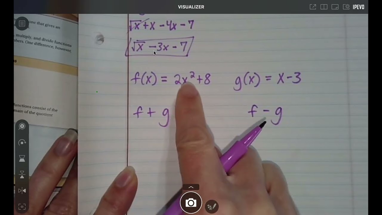 Algebra 2 Function Operations Friday's Lesson