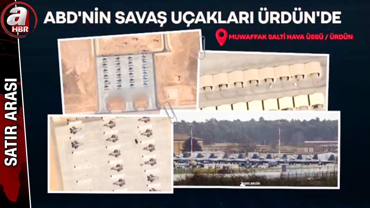 Amerikan uçakları Ürdün'de! ABD Ürdün'ü savaş üssü olarak mı kullanacak? | A Haber