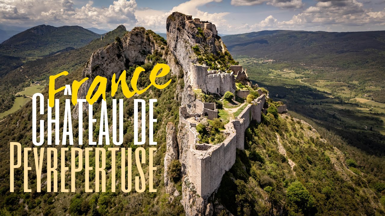 Castles in France: Ch&acirc;teau de Peyrepertuse | 4K Drone Footage