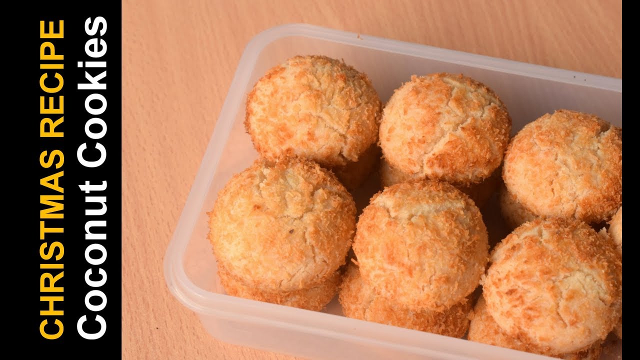 बाजार जैसी कोकोनट कूकीज बनाये घर पर - Coconut Cookies Recipe | Recipeana