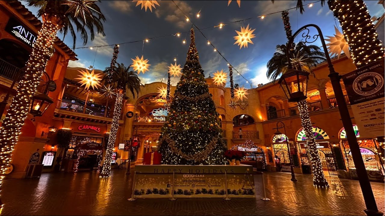 Stunning Christmas Musical Christmas Tree in Atlantic City NJ