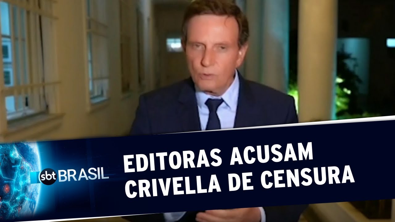 Editoras acusam Marcelo Crivella de censura na Bienal do Livro | SBT Brasil (06/09/19)