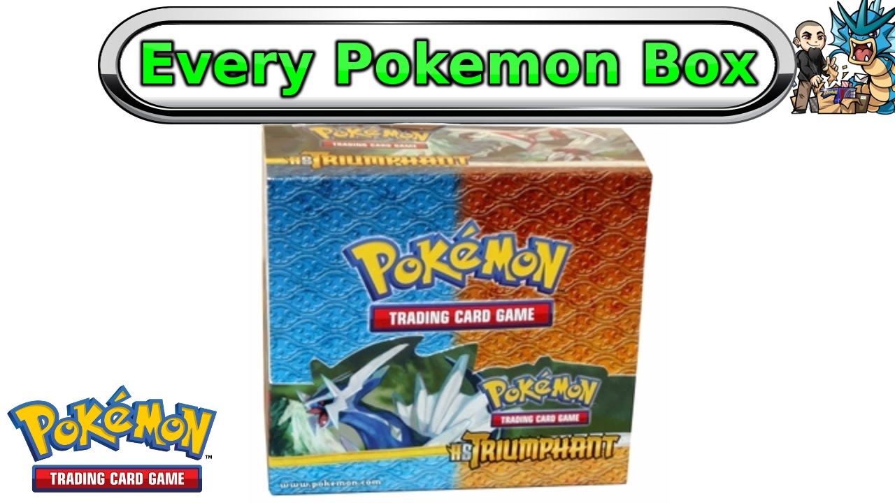 Opening Every Pokemon Box: HS Triumphant booster box
