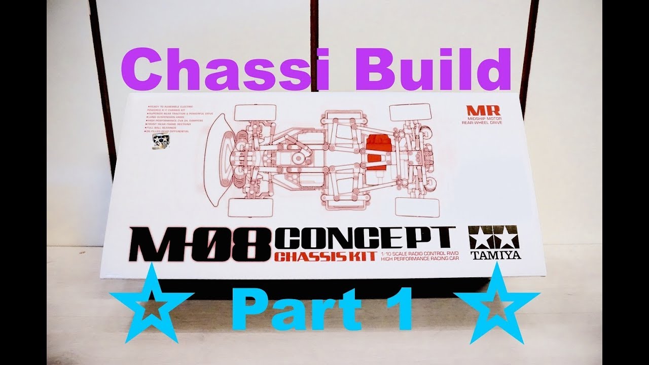 Project Tamiya M-08 RWD Drift  --  Chassi Build part one - Ep:1