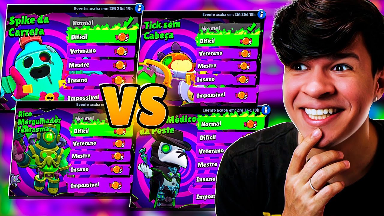 JOGUEI contra os NOVOS BOSSES do BRAWL STARS!