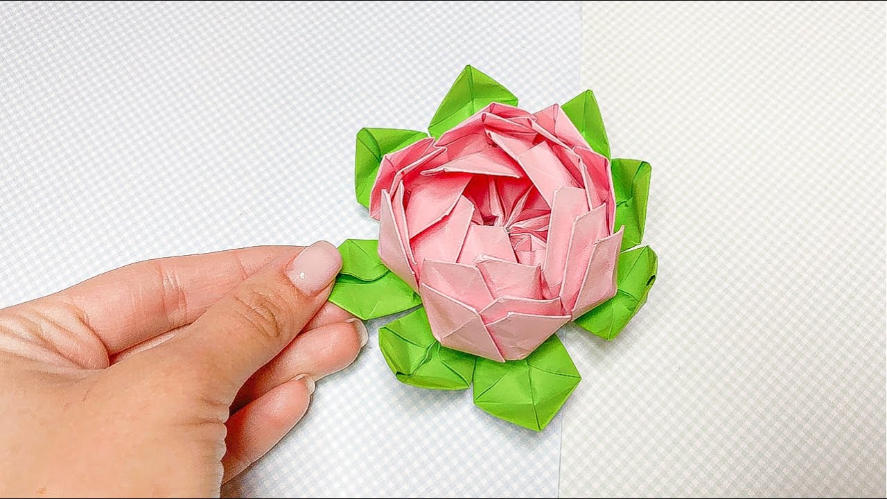 How to Make a Flower out of Paper 🌸 Origami Flower 🌸 Paper Peony