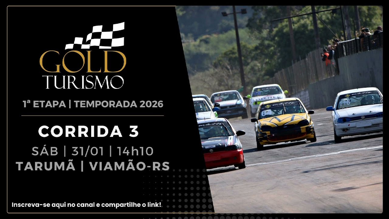 Gold Turismo CORRIDA 3 - Etapa 1 Autódromo Tarumã 31.01.2026